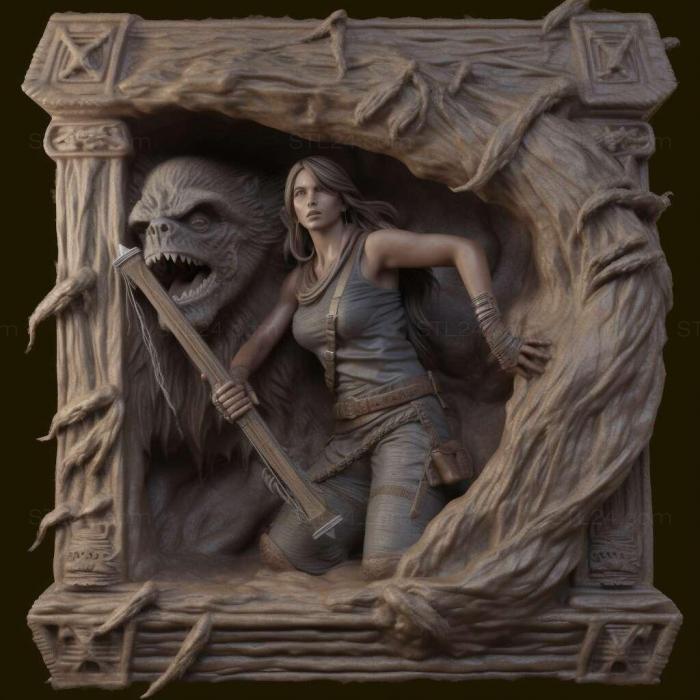 Games (Tomb Raider Tomb of the LoAdventurer 1, GAMES_13677) 3D models for cnc