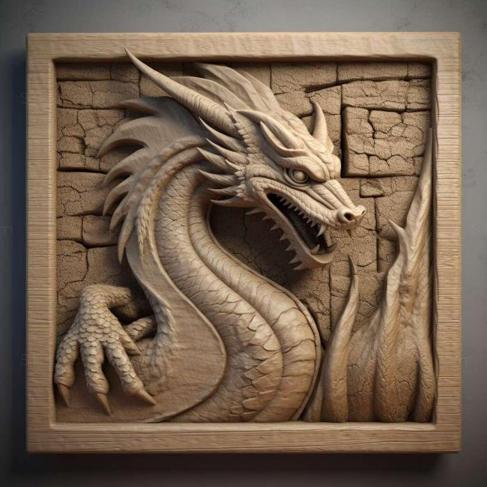 Games (Dragon QueBuilders 3, GAMES_14079) 3D models for cnc