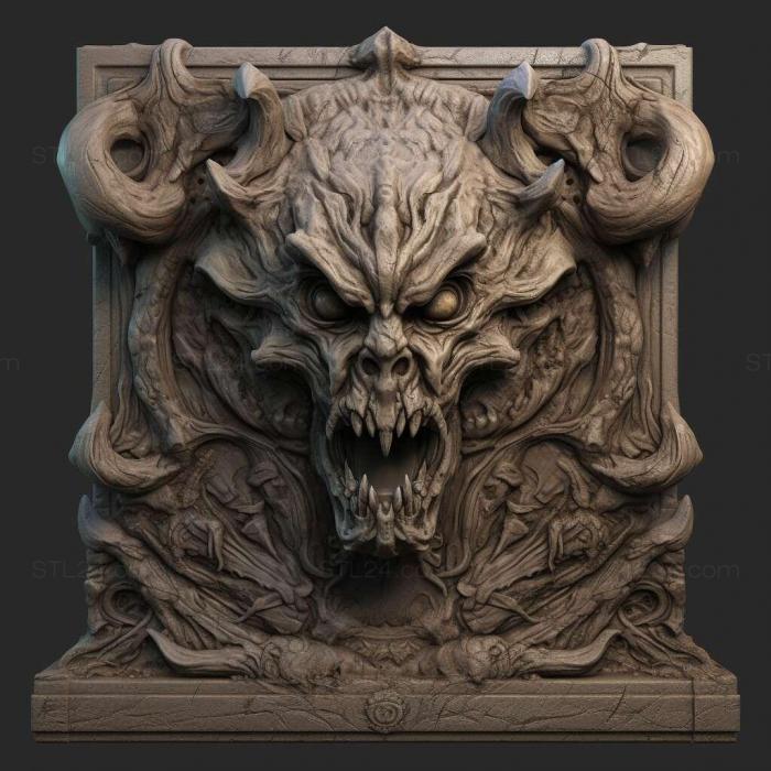 Games (Forgotten Realms Demon Stone 4, GAMES_1408) 3D models for cnc