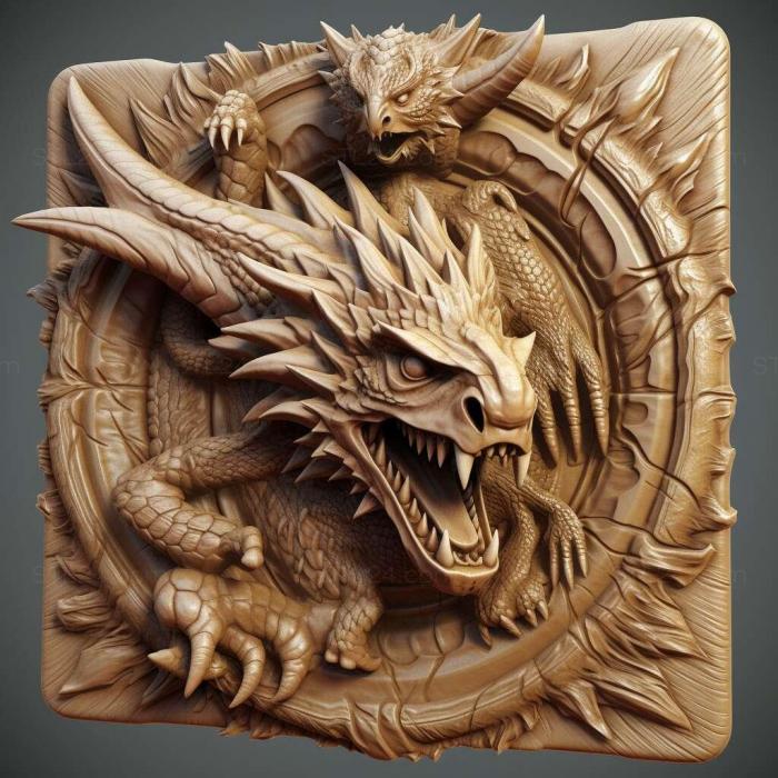 Games (Monster Hunter 4 4, GAMES_14340) 3D models for cnc