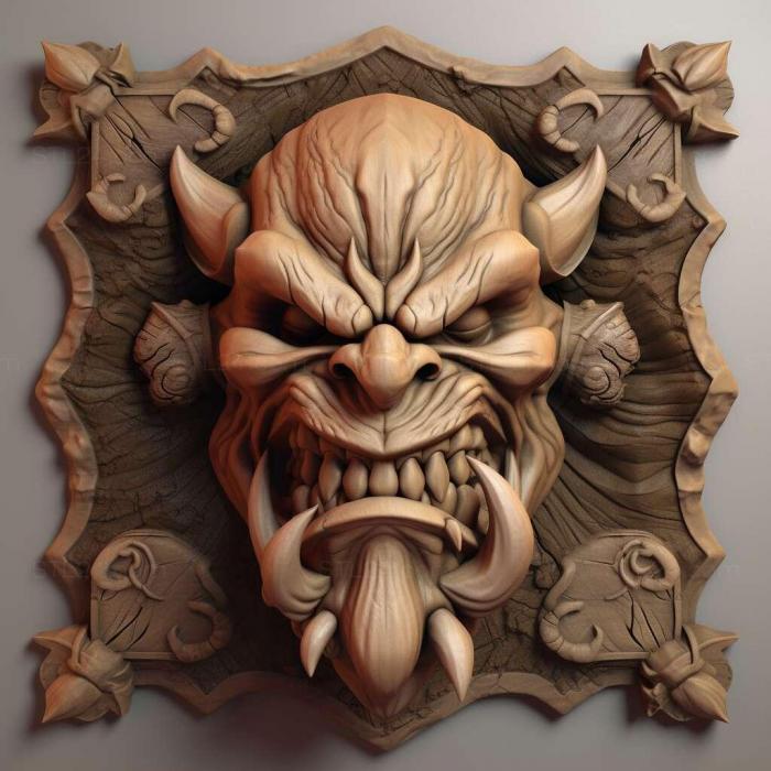 Games (Orcs Must Die Unchained 3, GAMES_14455) 3D models for cnc