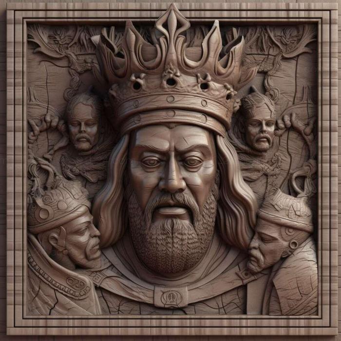 Игры (Царь царей III 1, GAMES_14729) 3D модель для ЧПУ станка