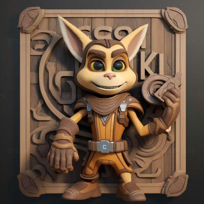 Games (Ratchet Clank Locked and Loaded 3, GAMES_1483) 3D models for cnc