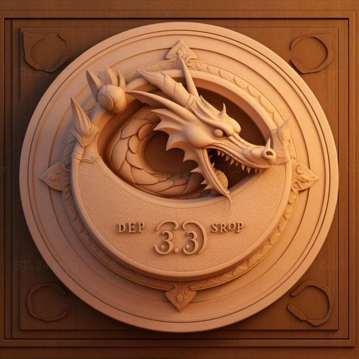 Игры (Спайро 3 Год дракона 2, GAMES_14898) 3D модель для ЧПУ станка