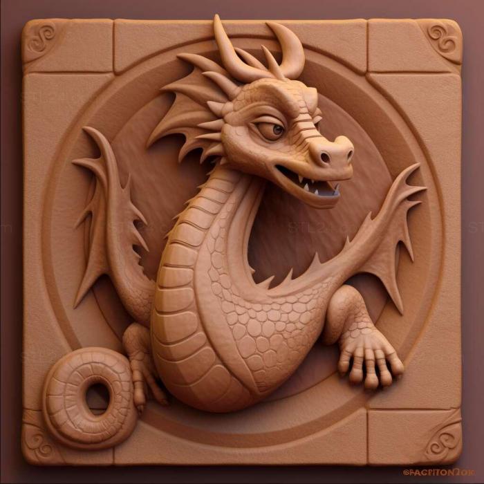 Games (Spyro 3 Year of the Dragon 3, GAMES_14899) 3D models for cnc