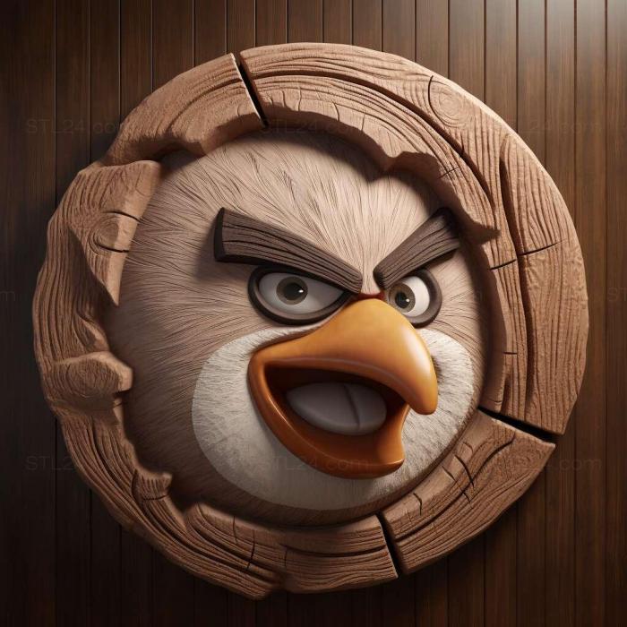 Игры (Трилогия Angry Birds 3, GAMES_15027) 3D модель для ЧПУ станка