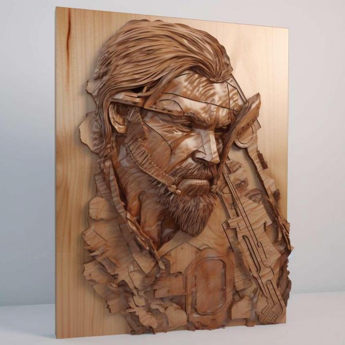 Games (Metal Gear Solid 5 The Phantom Pain 1, GAMES_15061) 3D models for cnc