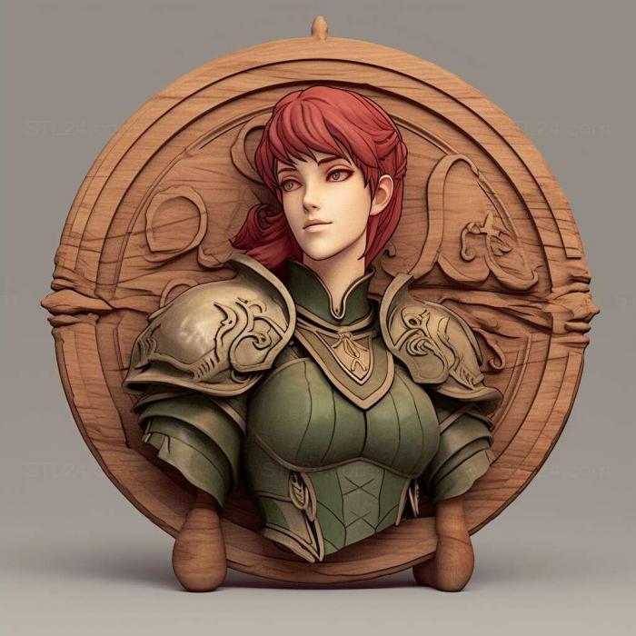 Games (Fire Emblem Echoes Shadows of Valentia 3, GAMES_15427) 3D models for cnc