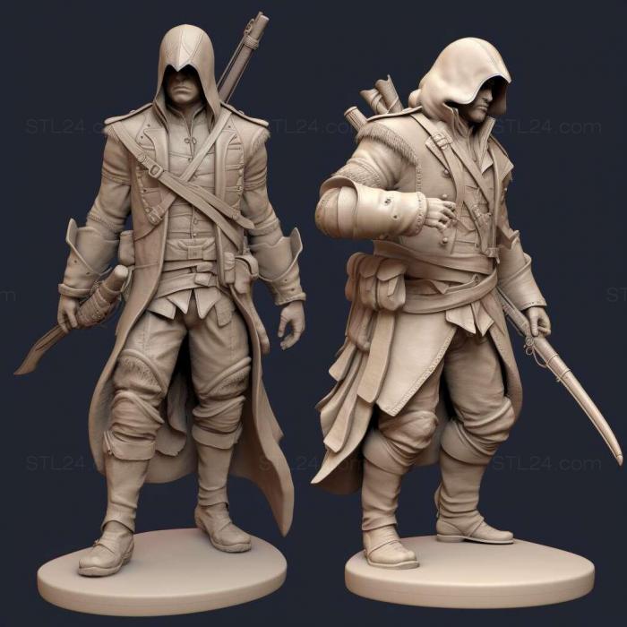 Games (Assassins Creed III Battle Hardened Pack 4, GAMES_15464) 3D models for cnc