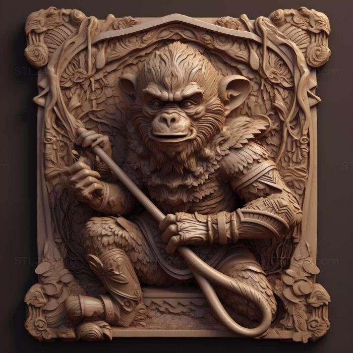 Games (Monkey King Hero Is Back 4, GAMES_15488) 3D models for cnc