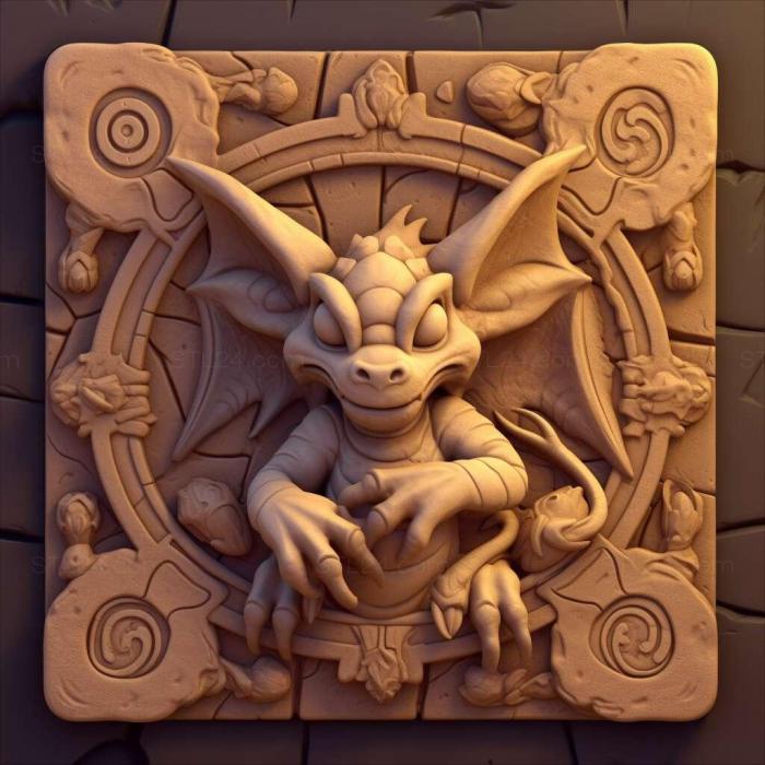 Games (The Legend of Spyro The Eternal Night 4, GAMES_15520) 3D models for cnc