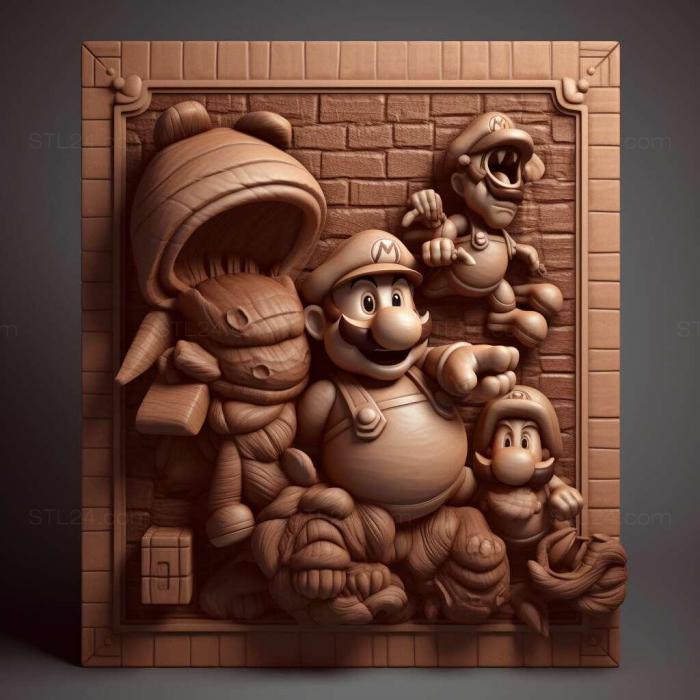 Games (Super Mario Bros2 2, GAMES_15806) 3D models for cnc