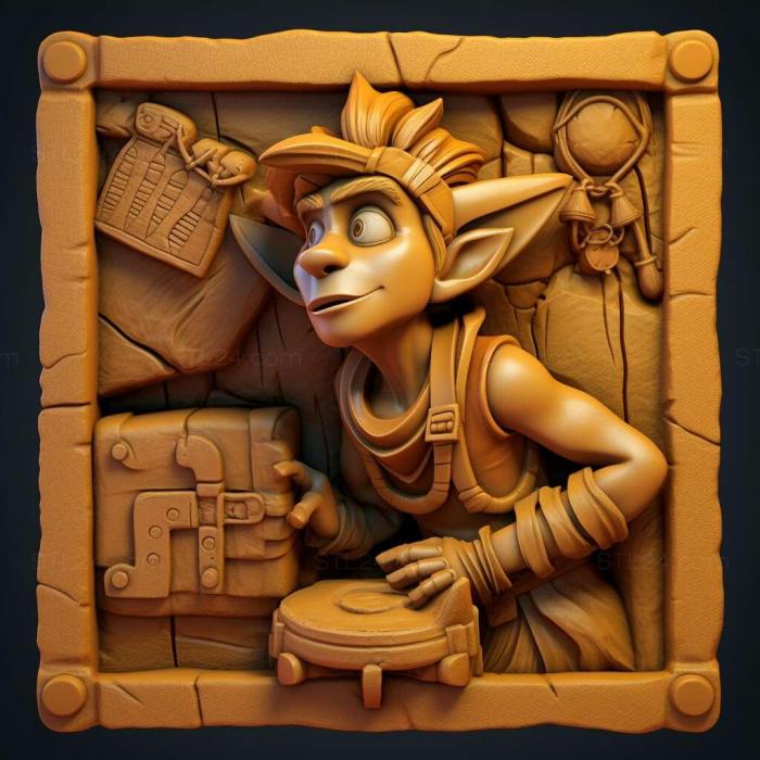Games (Jak and Daxter The Lost Frontier 2, GAMES_15958) 3D models for cnc