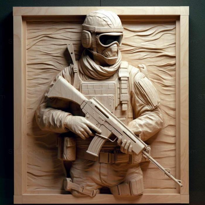 Games (Tom Clancys Ghost Recon 2001 4, GAMES_16112) 3D models for cnc