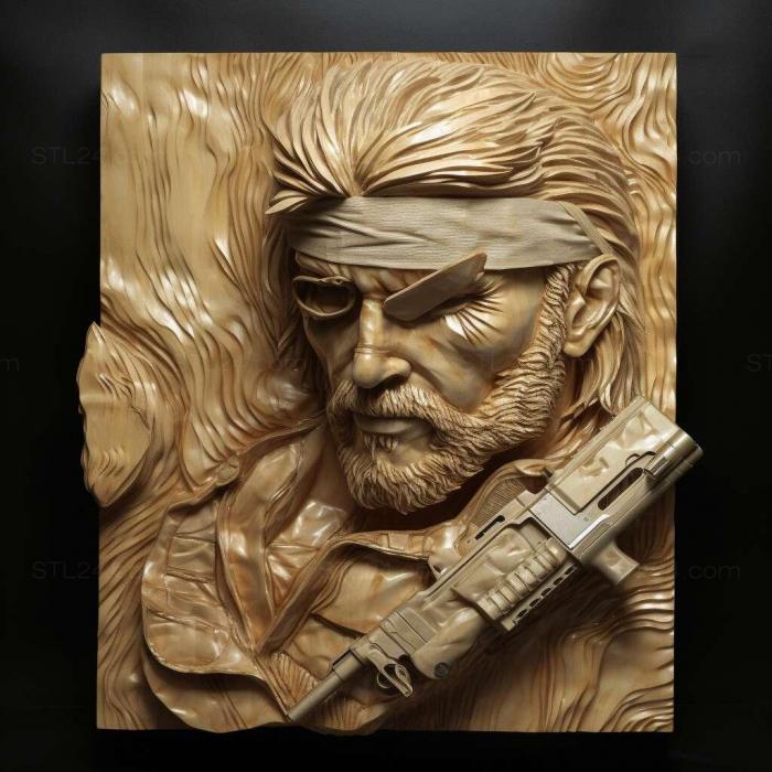 Games (Metal Gear Solid 2 Substance 2, GAMES_16198) 3D models for cnc