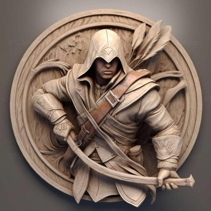 Games (Assassins Creed 3 4, GAMES_16308) 3D models for cnc