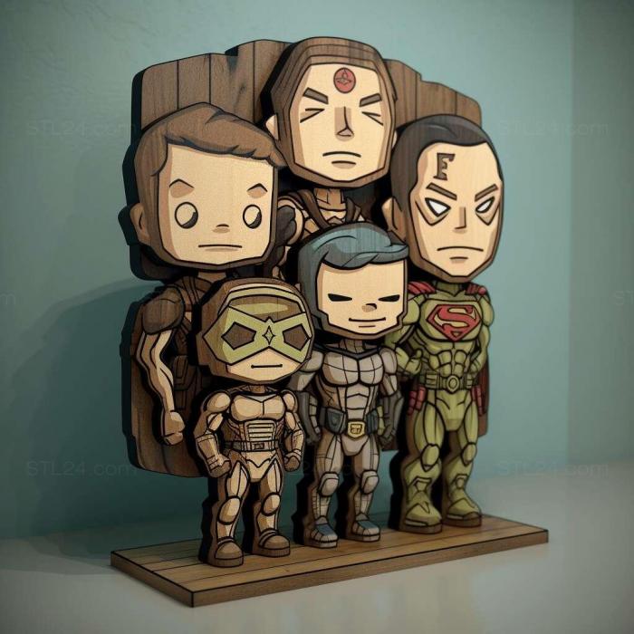 Игры (Scribblenauts Разоблачили Приключение DC Comics 3, GAMES_16607) 3D модель для ЧПУ станка