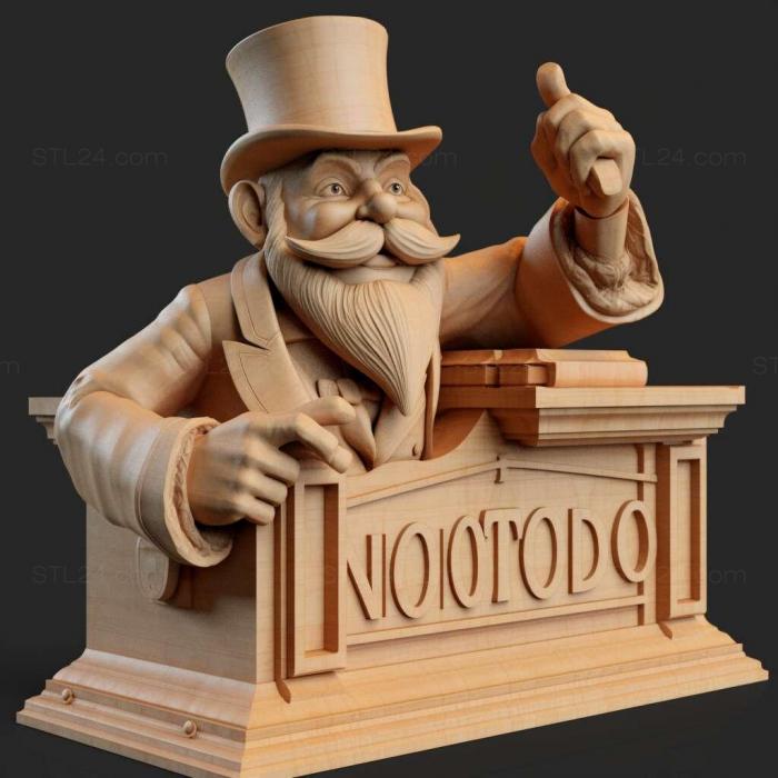 Games (Monopoly for Nintendo Switch 1, GAMES_16669) 3D models for cnc