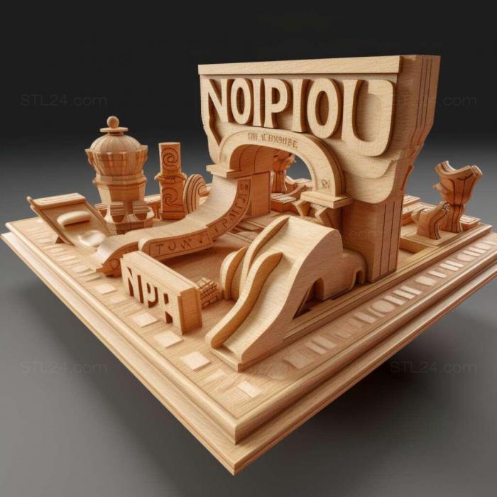 Games (Monopoly for Nintendo Switch 3, GAMES_16671) 3D models for cnc