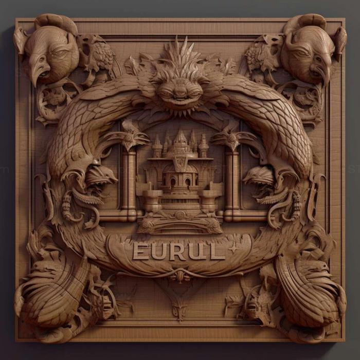 Games (EverQuest House of Thule 1, GAMES_16705) 3D models for cnc