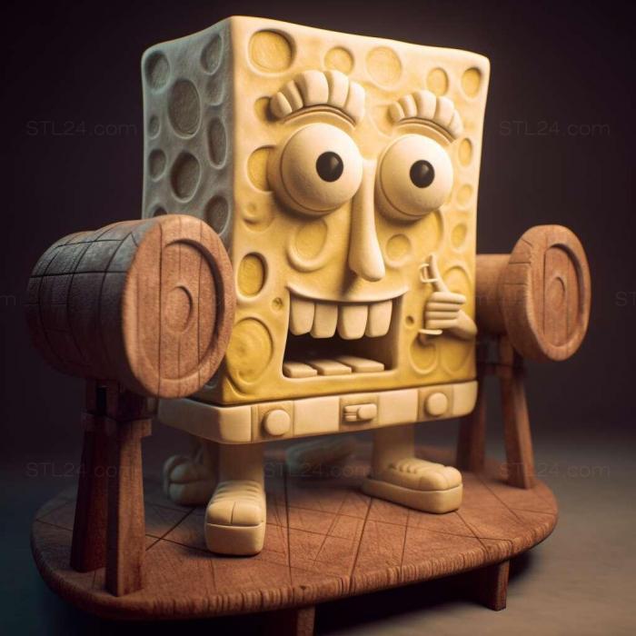 SpongeBob SquarePants Lights Camera Pants 3