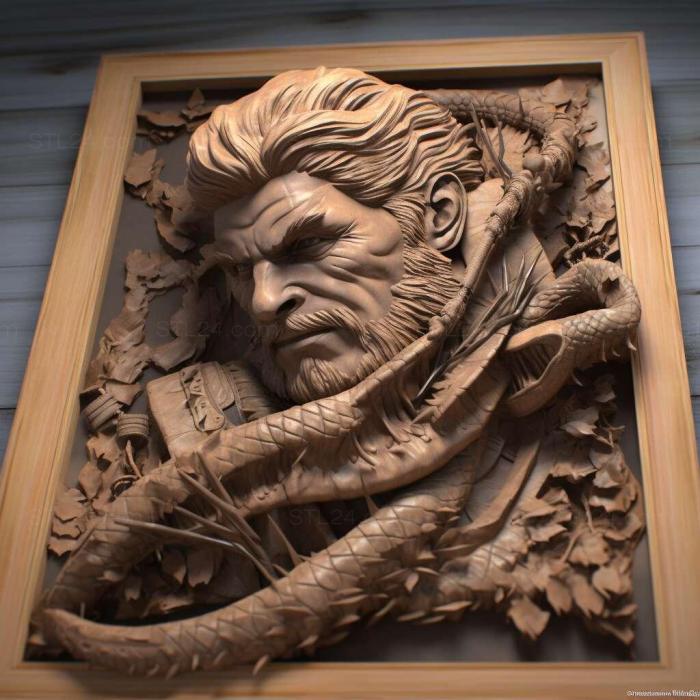 Games (Metal Gear Solid 3D Snake Eater 2, GAMES_17002) 3D models for cnc