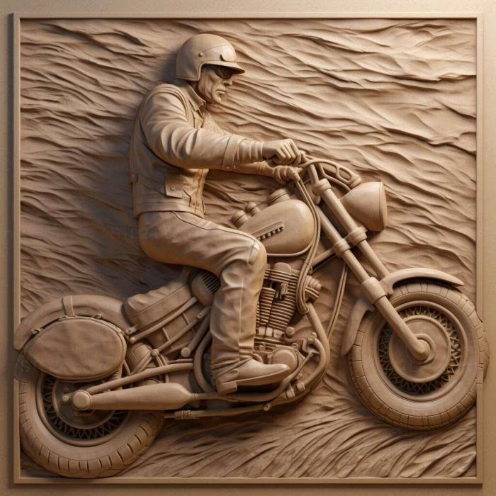 Games (Motorcycle Rider Highway 3, GAMES_17007) 3D models for cnc