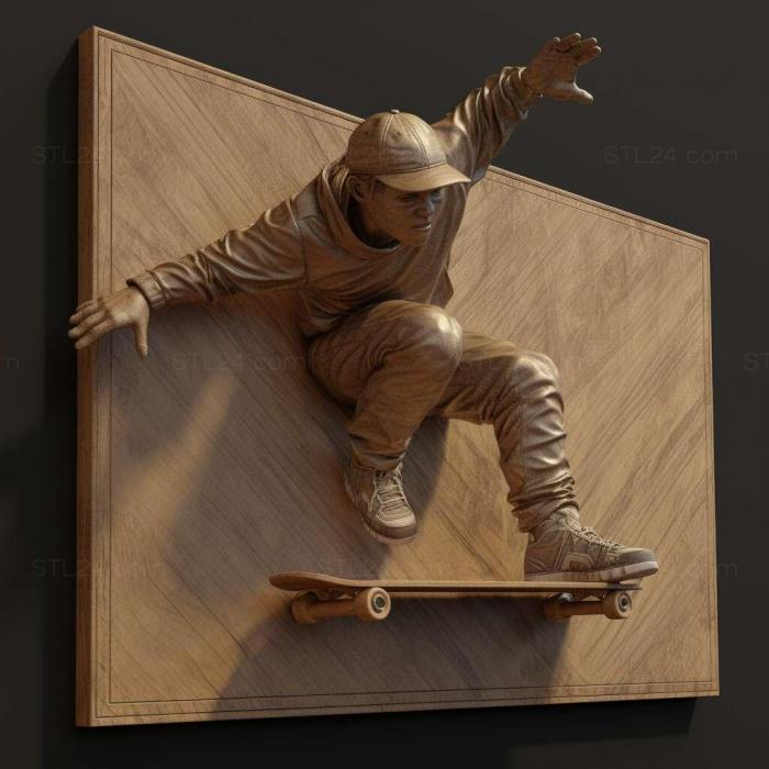 Games (Tony Hawks Pro Skater 4 3, GAMES_17011) 3D models for cnc