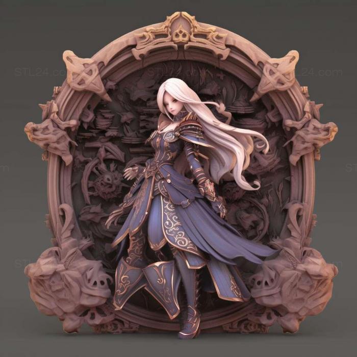 Games (Nights of Azure 2 3, GAMES_17019) 3D models for cnc