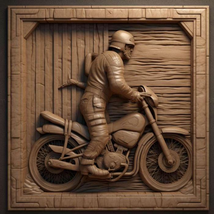 Games (Road Rash Jail Break 3, GAMES_17187) 3D models for cnc