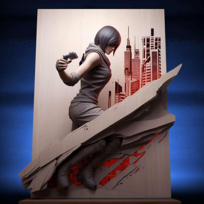 Games (Mirrors Edge Catalygame 3, GAMES_1727) 3D models for cnc