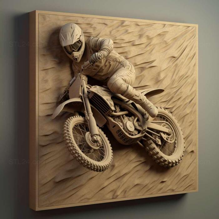 Games (Jeremy McGrath Supercross 98 4, GAMES_17420) 3D models for cnc