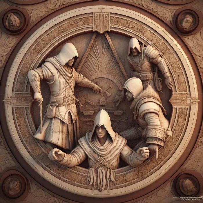 Games (Assassins Creed Brotherhood 4, GAMES_17428) 3D models for cnc