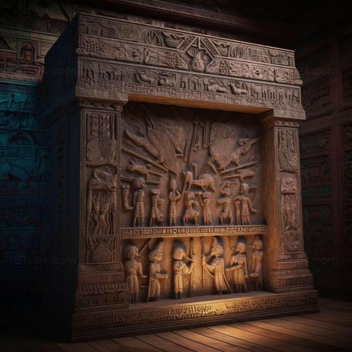 Games (Last Half of Darkness Tomb of Zojir 3, GAMES_17471) 3D models for cnc