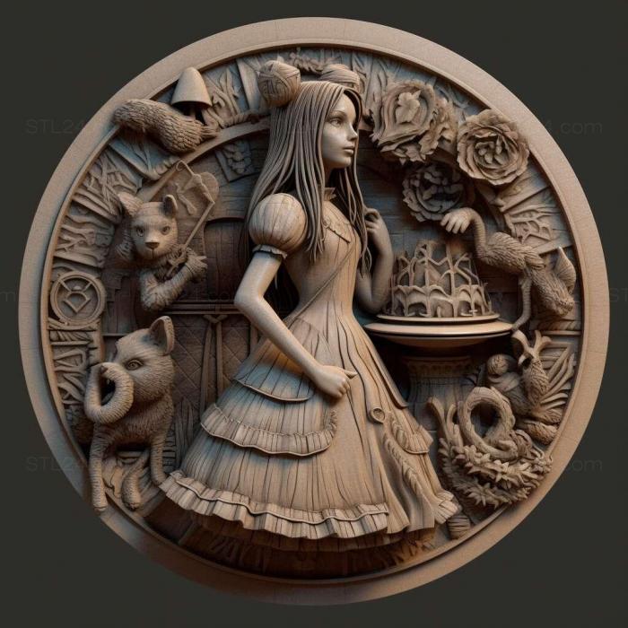 Games (Alice Madness Returns 4, GAMES_17584) 3D models for cnc