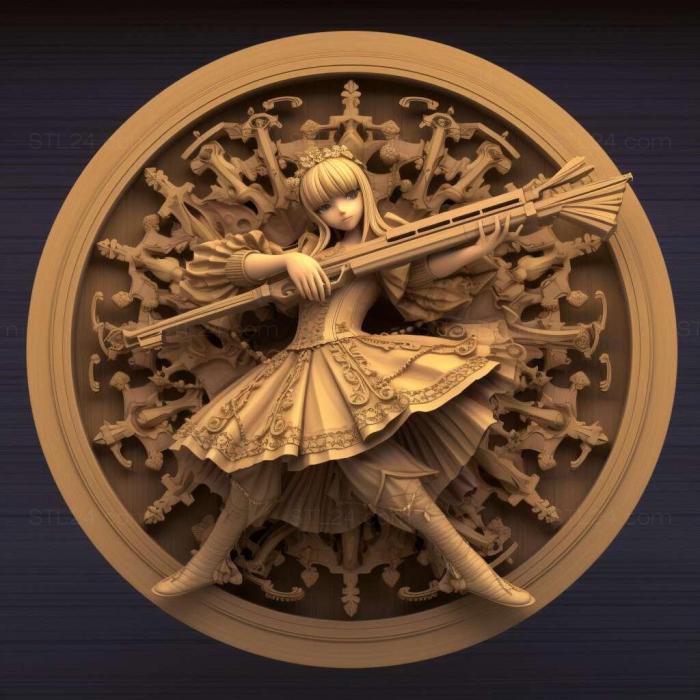 Games (Touhou Genso Rondo Bullet Ballet 1, GAMES_17629) 3D models for cnc