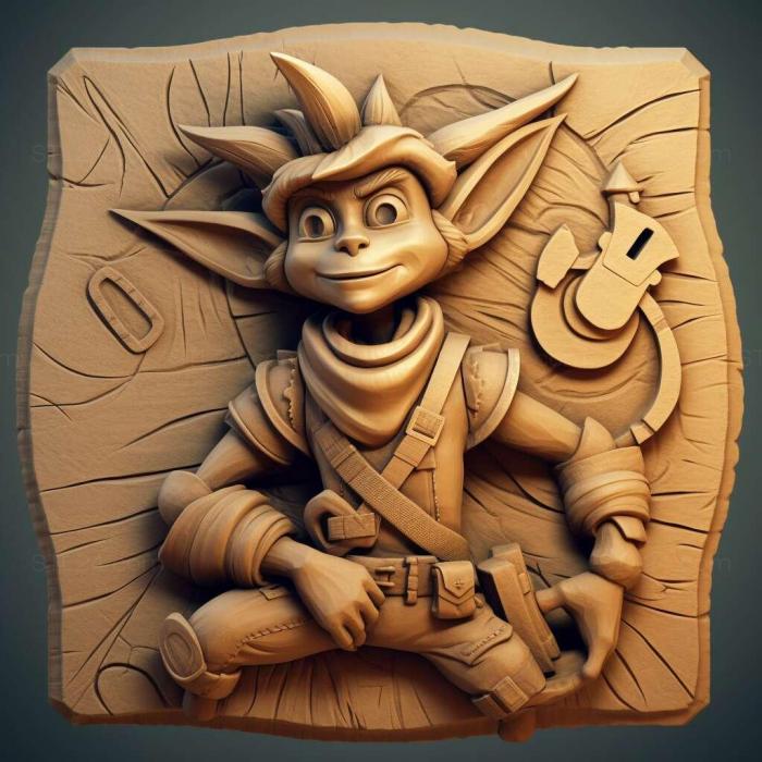 Games (Jak and Daxter The LoFrontier 2, GAMES_1790) 3D models for cnc