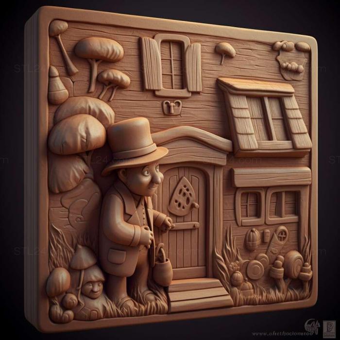 Games (Professor Layton and the Curious Village 2, GAMES_17946) 3D models for cnc