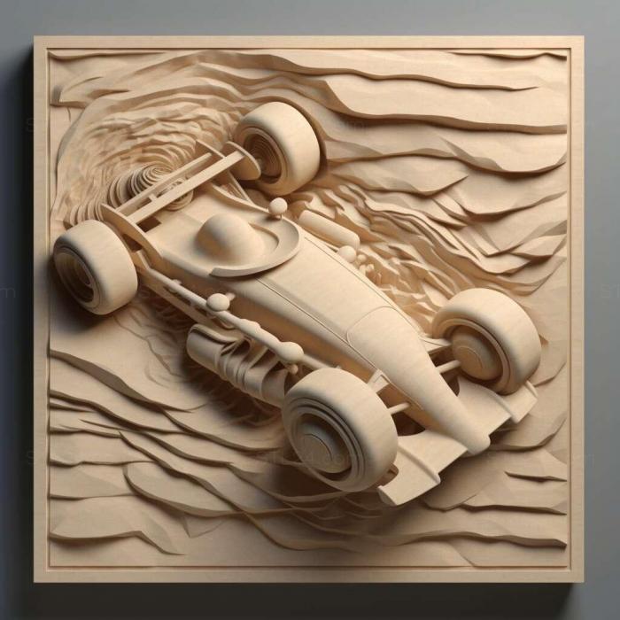 Games (Thumb Car Racing 3, GAMES_17975) 3D models for cnc