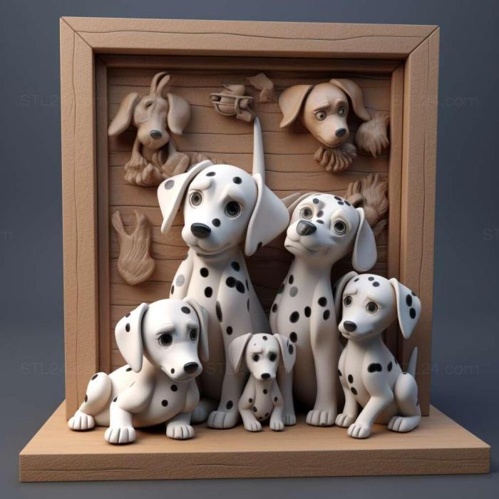 Games (Disneys 102 Dalmatians Puppies to the Rescue 1, GAMES_17985) 3D models for cnc
