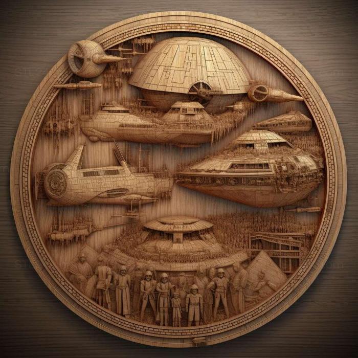 Games (Star Wars The Empire Strikes Back 2, GAMES_18038) 3D models for cnc