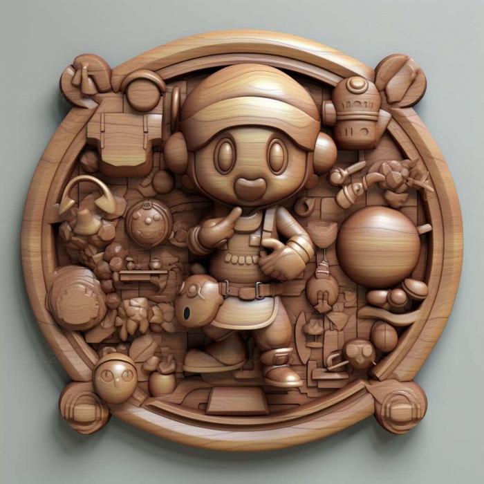 Games (Super Bomberman R 4, GAMES_18092) 3D models for cnc