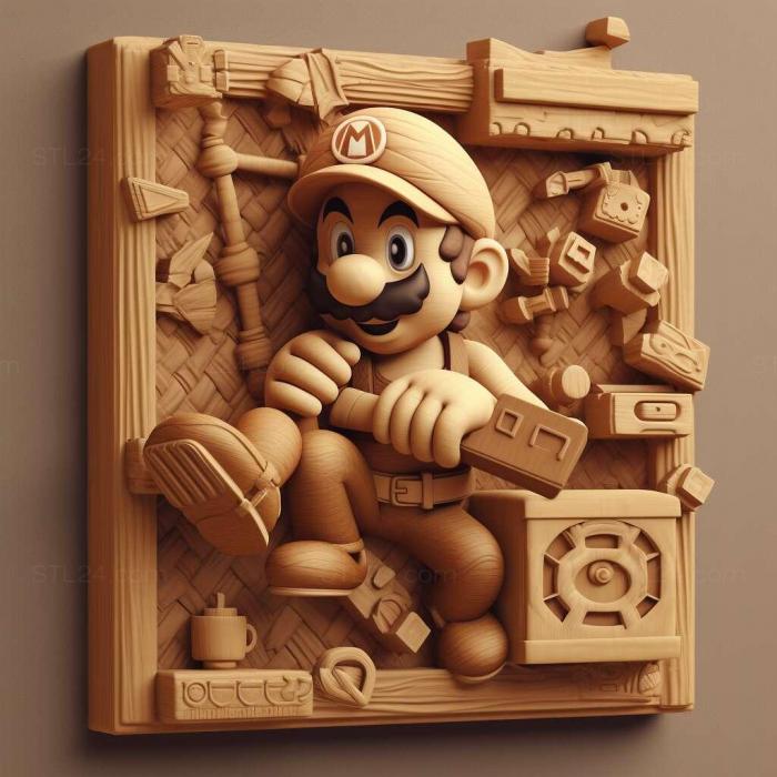 Games (Super Mario Maker 2, GAMES_18098) 3D models for cnc