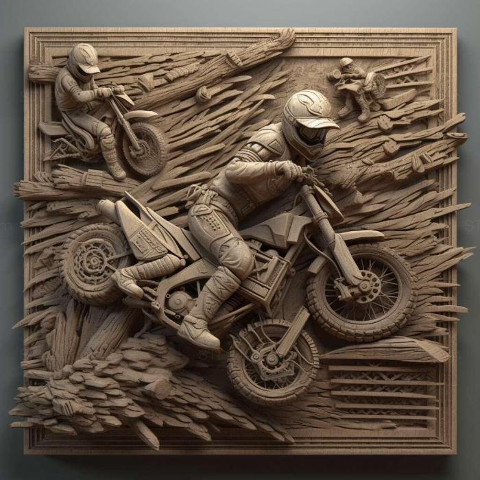 Games (MX Vs ATV Supercross 1, GAMES_18117) 3D models for cnc