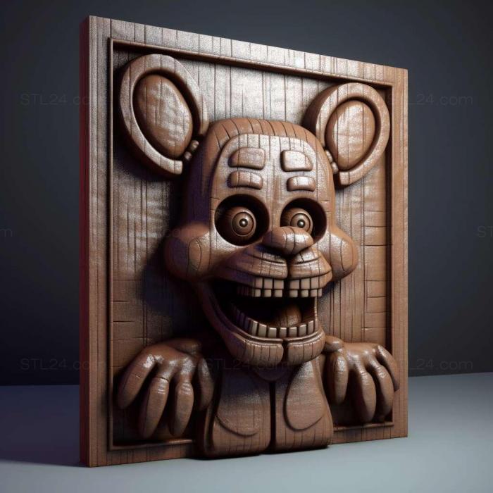 Games (Five Nights at Freddys Sister Location 2, GAMES_18138) 3D models for cnc