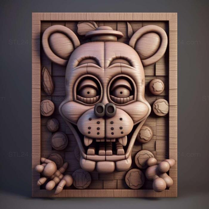 Games (Five Nights at Freddys Sister Location 3, GAMES_18139) 3D models for cnc