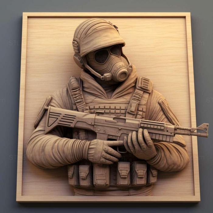 Games (Tom Clancys Rainbow Six 2, GAMES_18502) 3D models for cnc