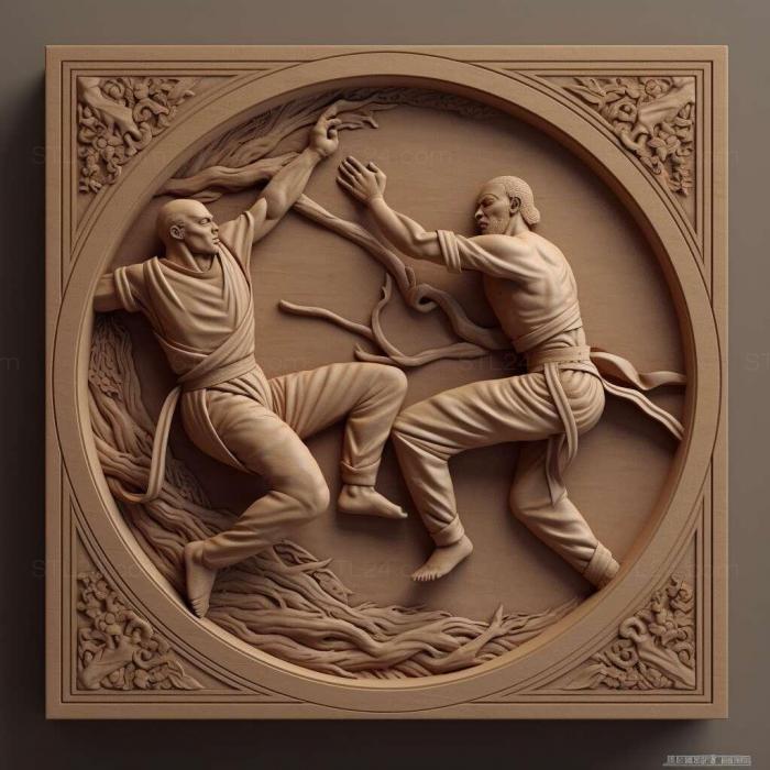 Games (Martial Arts Capoeira 3, GAMES_1879) 3D models for cnc