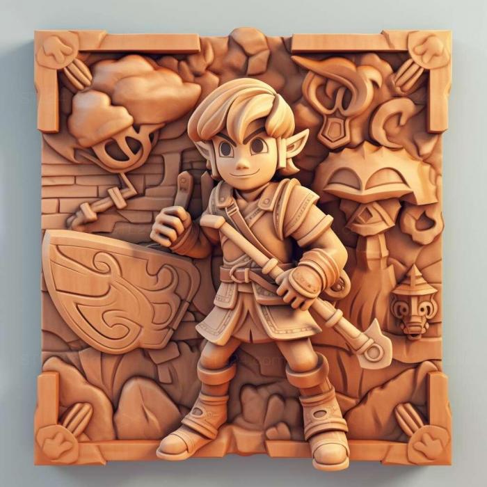 Games (Oceanhorn 2 Knights of the Lost Realm 2, GAMES_19034) 3D models for cnc