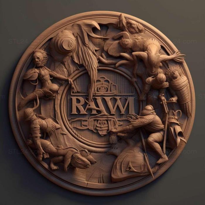 Games (RAW Realms of Ancient War 3, GAMES_19075) 3D models for cnc